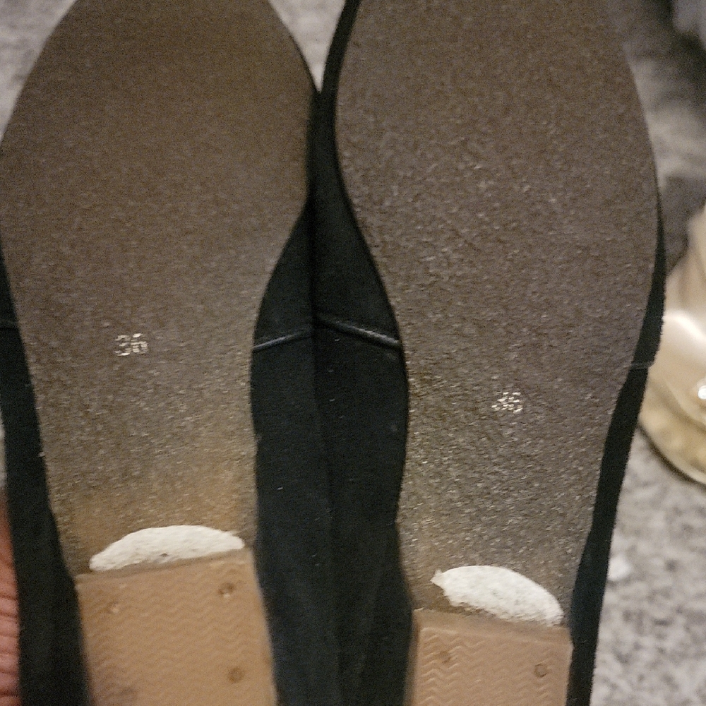 Yves Saint Laurent Black Suede Loafers with Bow - Picture 2 of 7